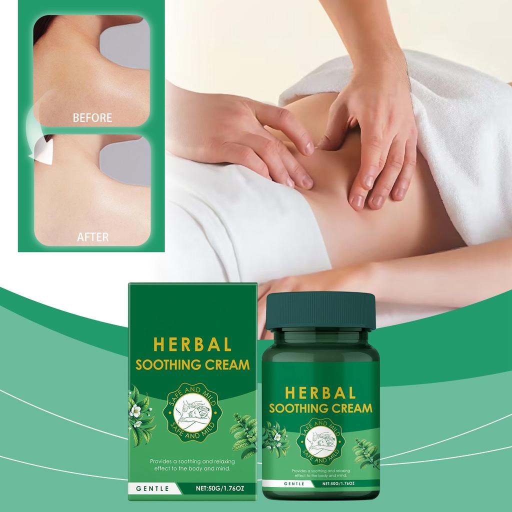 Herbal Soothing Massage Cream For Cervical Vertebrae And Shoulder Discomfort, Fever And Ointment For Shoulders, Neck, Waist And Back.