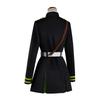 Cosplay di Seraph of the End Costume di Shinoa Hiragi, Uniforme della Moon Demon Company Abito da Palco Anime