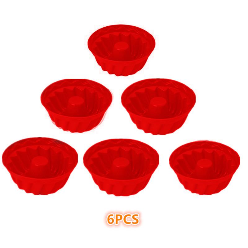 Silicone Cake Mold Food Grade BPA Free Reusable Flexible Non-Stick Baking Tool for Home Bakery DIY Cheese Cake Mousse Making