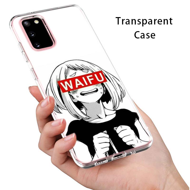 Sugoi Senpai Anime Waifu For Samsung Galaxy S22 Pro S21 S20 FE Ultra S10 S10E Lite S9 S8 Plus S7 S6 Edge Soft Phone Case
