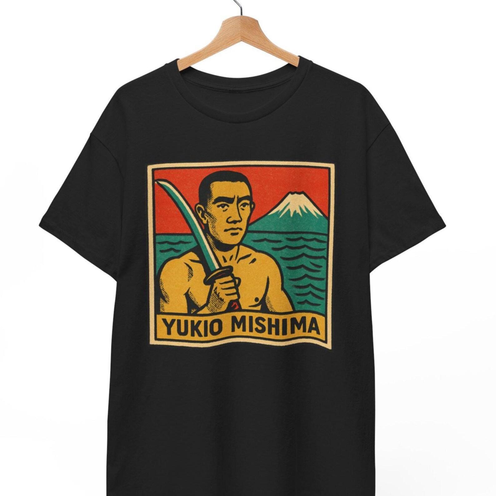 Yukio Mishima T-Shirt: Retro Japanese Author Graphic Tee M