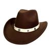 Popular Western Cowboy Hat European And American Style Men'S And Women'S Party Party Top Hat Spring And Autumn Sunshade Sunscreen Jazz Hat
