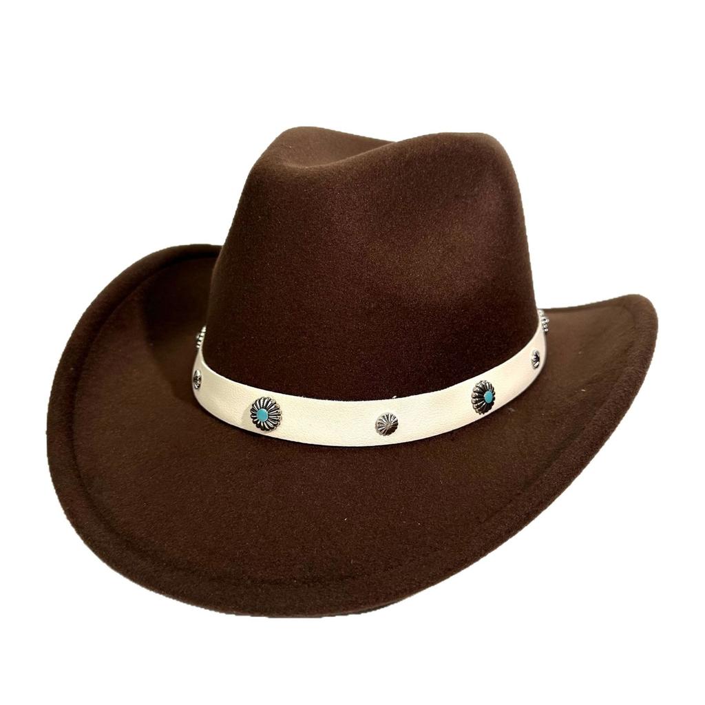 Popular Western Cowboy Hat European And American Style Men'S And Women'S Party Party Top Hat Spring And Autumn Sunshade Sunscreen Jazz Hat