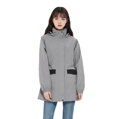 Atmungsaktiver Damen-Regenmantel für Berg-Outdoor, Taifun- und Regenzeit, Windjacke, Leicht, Wasserdicht, Parka, Damen, Wandern, Regenbekleidung, Golf,