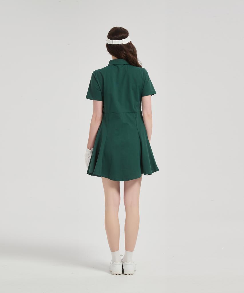 I Parka Olive Short Sleeve Dress