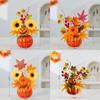 Happy Halloween Day Maple Leaf Ornaments Home Decoration Thanksgiving Day Bonsai  Home