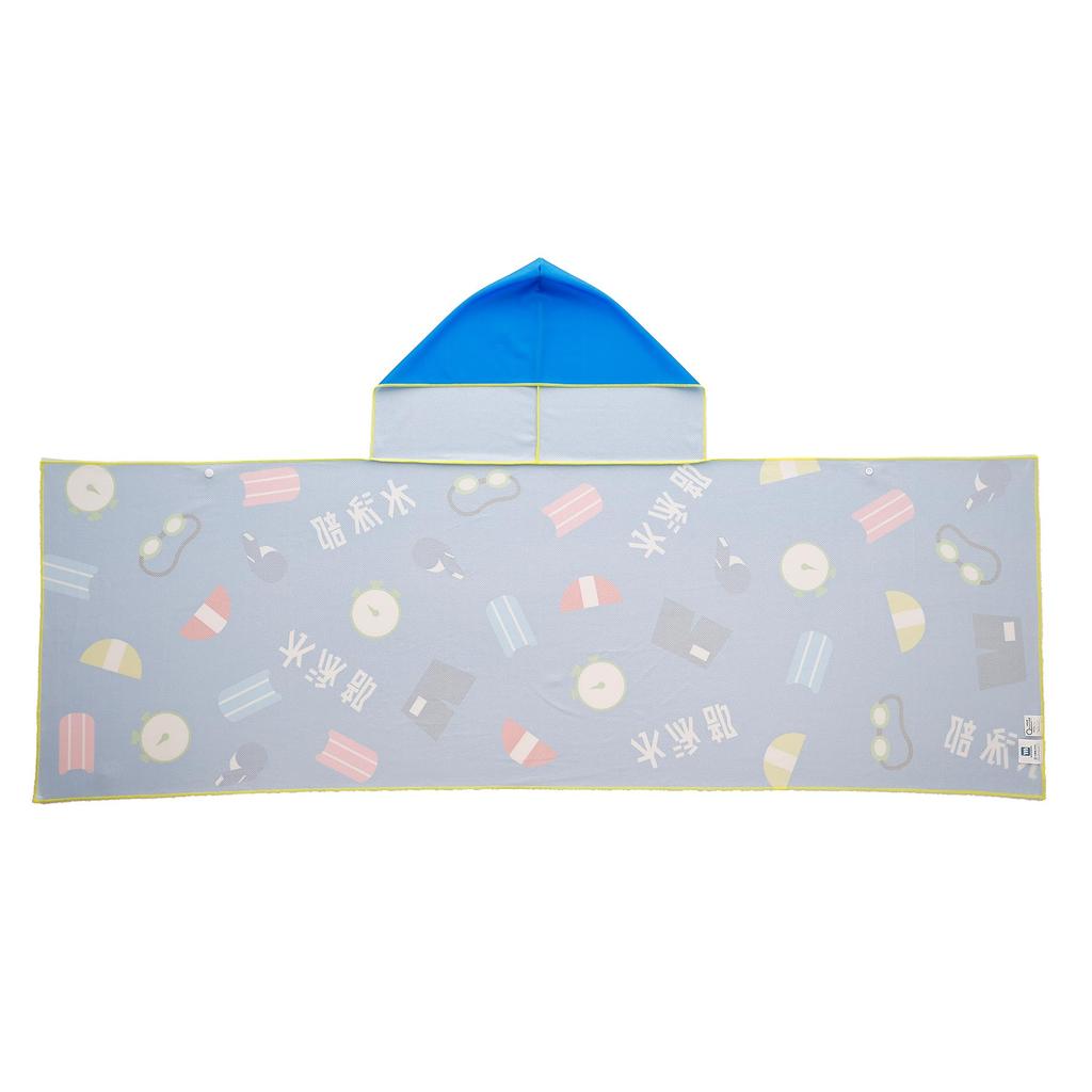 Marushin Cooling Hooded Swimming Club Cool to the Sun Drawstring Bag 0605020400 Towel, Guts!! SDGs, Touch, Protection, Included,