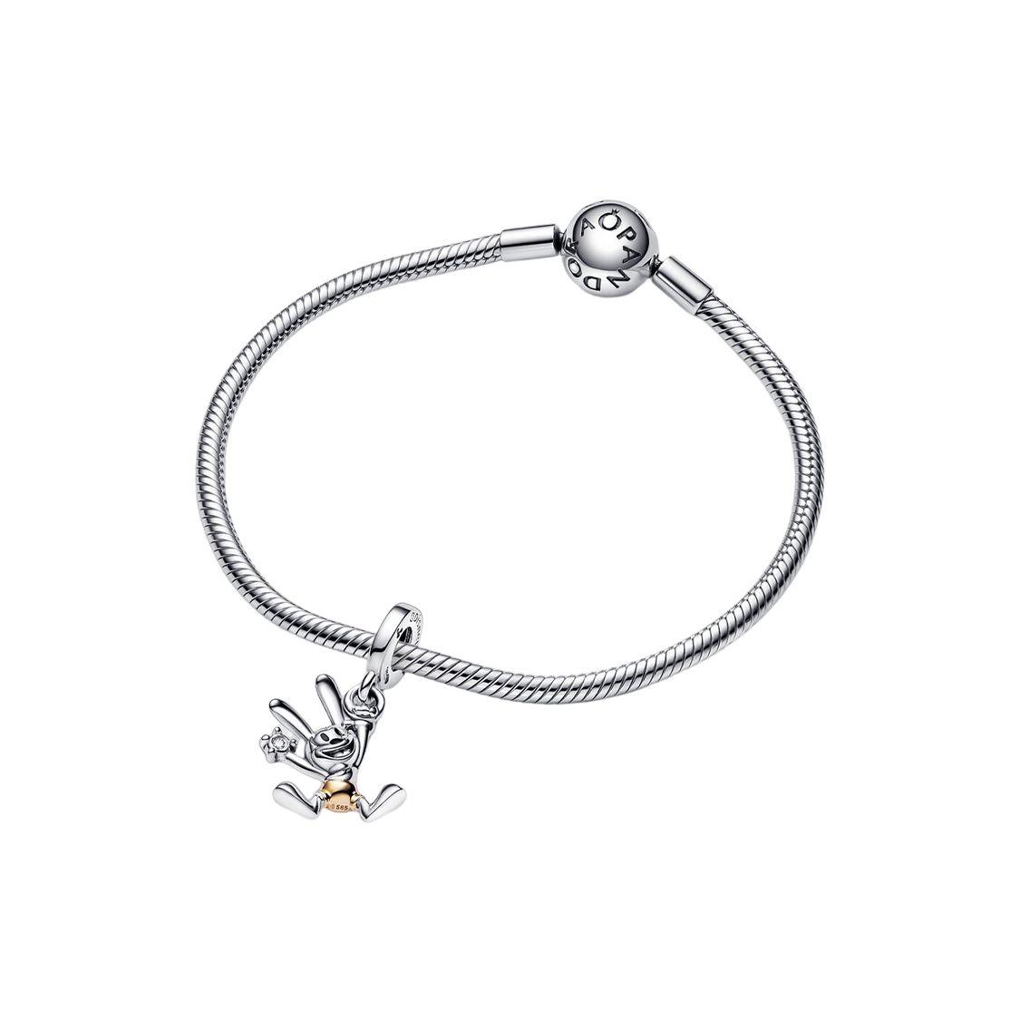 Pandora Disney 100th Anniversary Mickey Mouse Pendant Women pendant Silver 792519C01 Silver,F