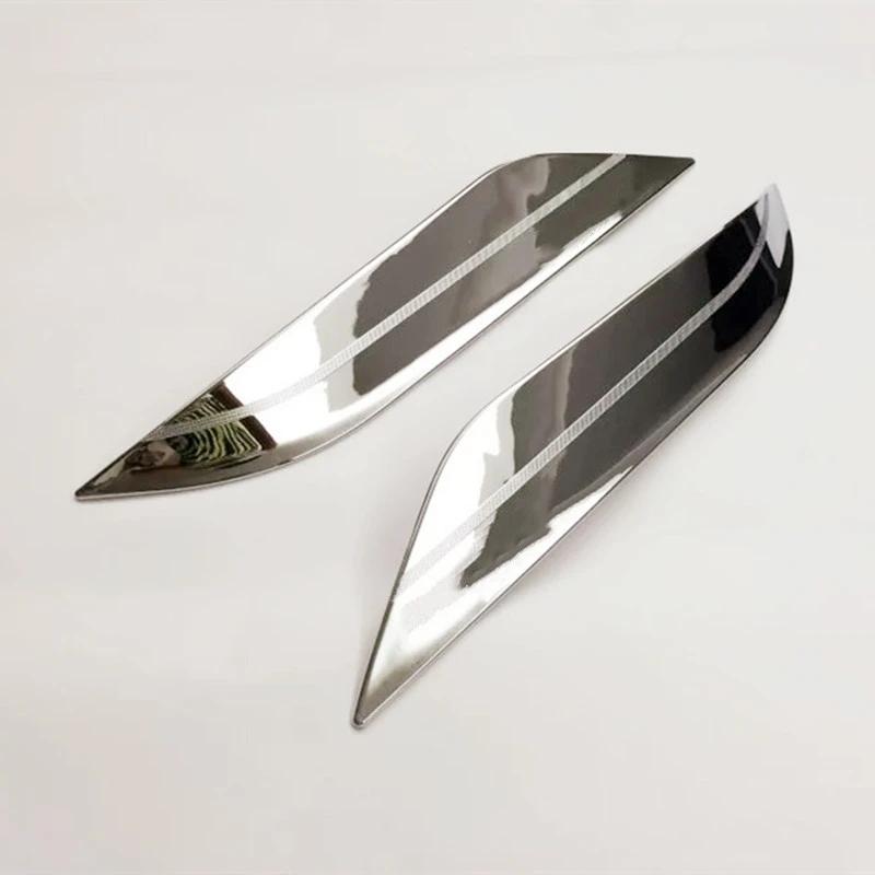 For Toyota Land Cruiser Prado 150 Fj150 2014 2015 2016 2017 ABS Chrome Front Headlight Lamp Strips Cover Trims Car Accessories