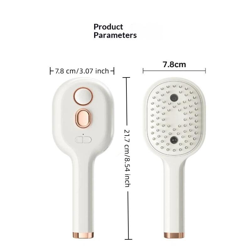 Electric Steam Brush With Water Spray Wet Electrics Hairbrush Usb-C Charging For Detangling Smoothing Styling & Frizz Control
