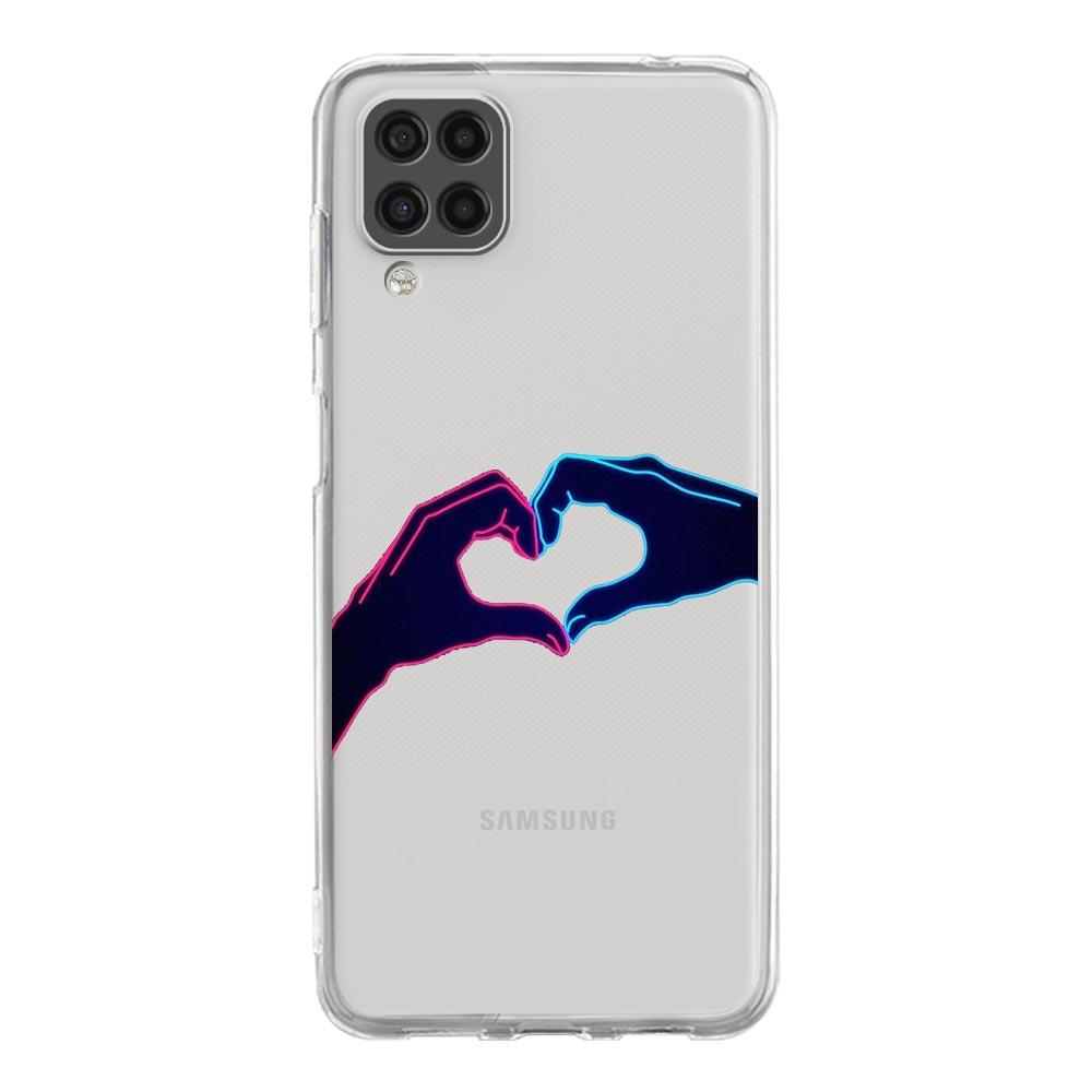 Phone Case For Samsung A13 A33 A35 A55 A73 A53 A23 A51 A71 A21S A12 A31 A41 A05s A03S A15 A25 A32 5G Cover I Love you Pink Heart