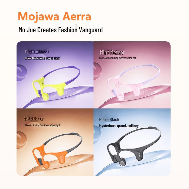 MOJAWA Bone Conduction Wireless Bluetooth Headphones