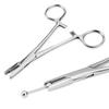 Stainless Steel Ball Holdings Pliers Tool for Body Piercing Practical Jewelry Pliers Unscrew Tight Ball for Designers
