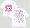 T-shirt Anime Lover Sovraccarico Streamer Bisognoso Harajuku Cotone Nuovo Modello Moda Retro High Street Oversize Unisex Prodotto Caldo