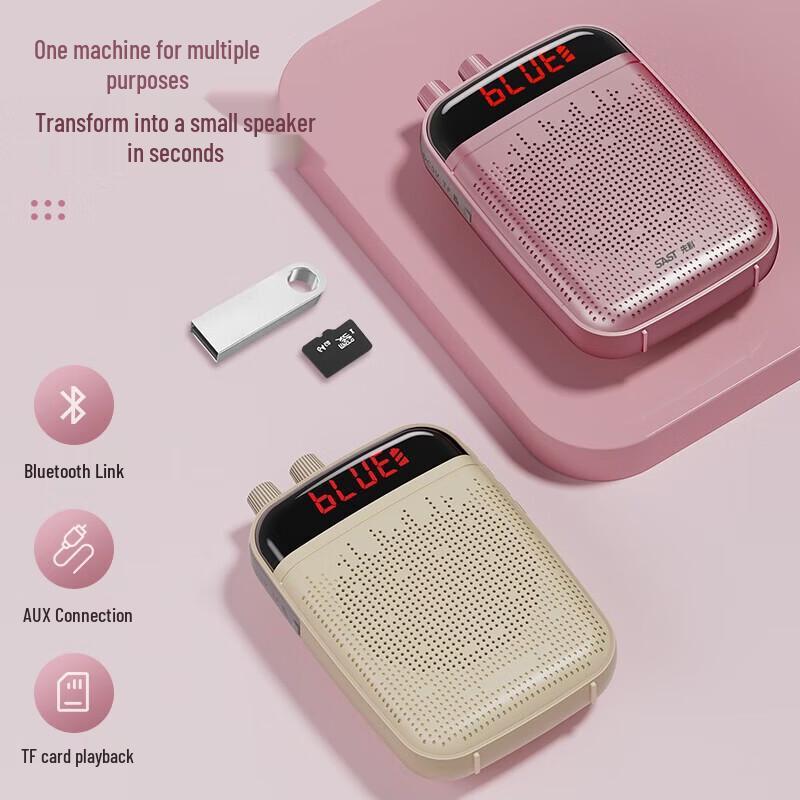 SAST K22 Little Bee Portable Voice Amplifier & Bluetooth Speaker CN plug (adapter included) (CN version)