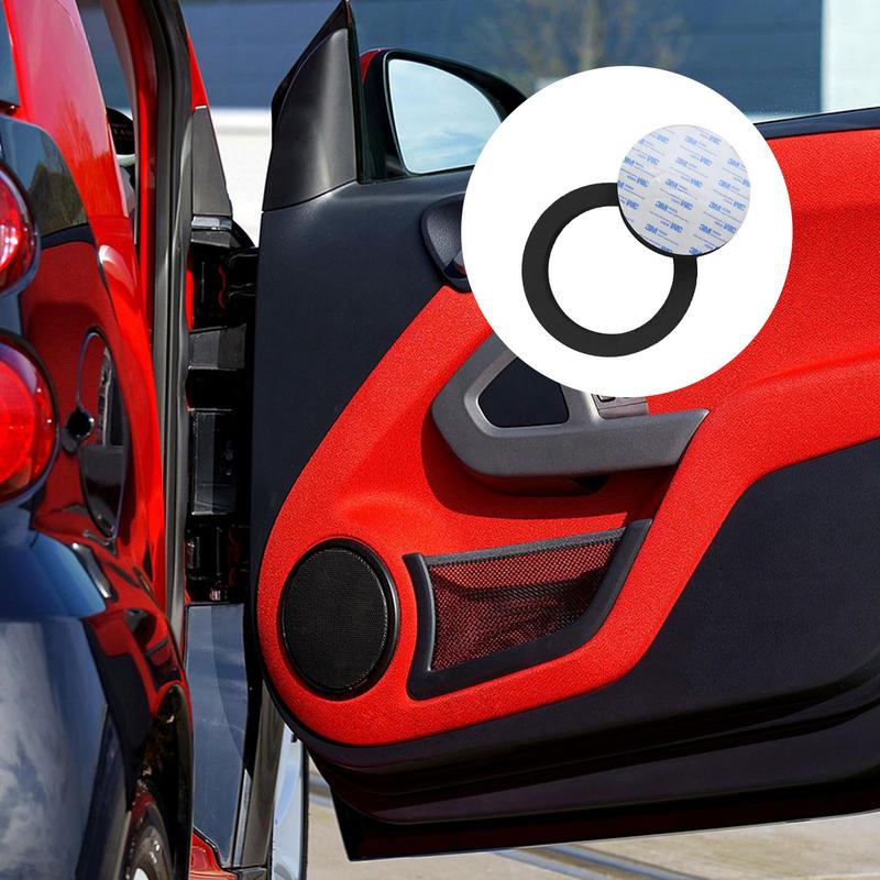 Car Speaker Ring Self Adhesive Car Speaker Ring Foam Baffles Car 6.5 Inch Stereo Audio Speaker Foam Rings Bass Blockers