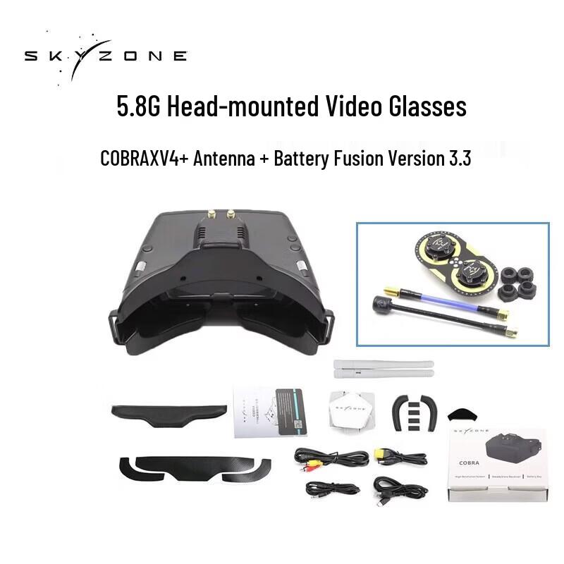 SKYZONE FPV Drone Video Goggles with HD DVR