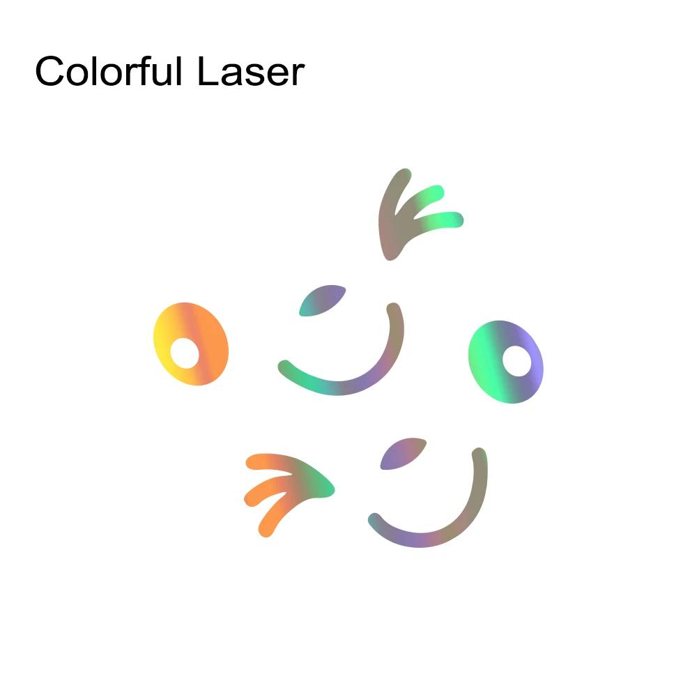 Car Reviewer Mirror Vinyl Stickers for BMW Ford Nissan Kia Jeep Lada Toyota Auto Cute Smile Graphics Decals Tuning Accessories