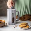 Zaparzacz do herbaty kawy szklany French Press 600 ml szary KLAUSBERG KB-7747