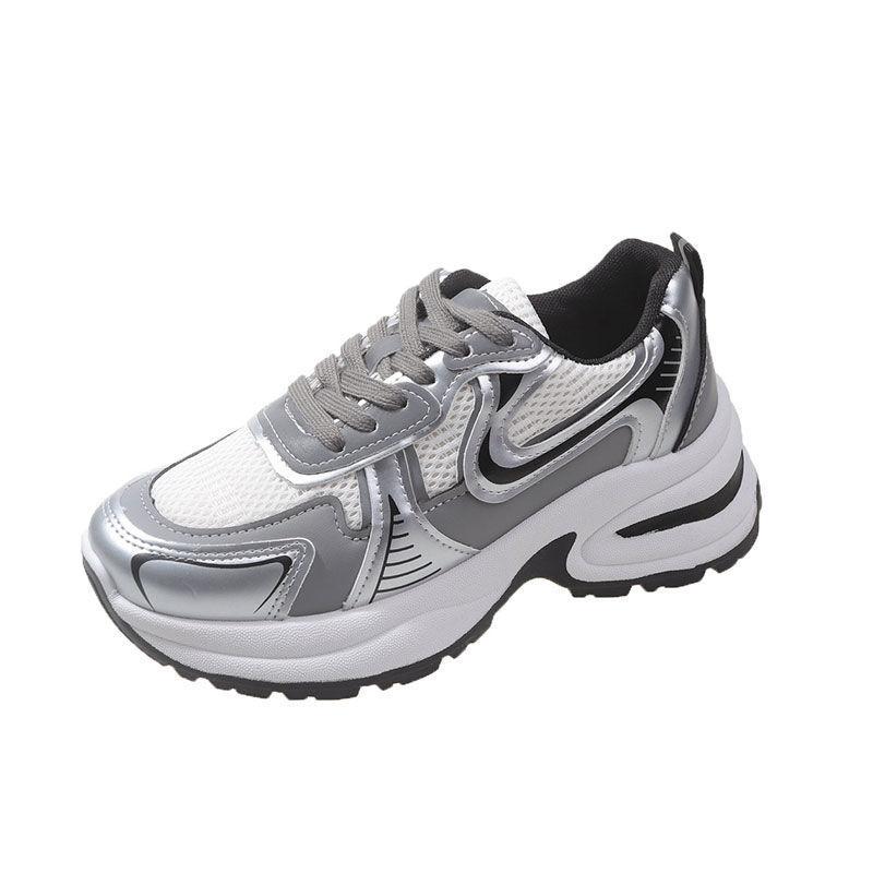 Shoes women's 2025 new popular single shoes versatile spring platform dad shoes heightening women's shoes sports shoes women's