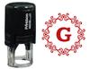 Printtoo Alphabet G Monogram Octagon Celtic Swirl Frame Self Inking Rubber Stamp Office