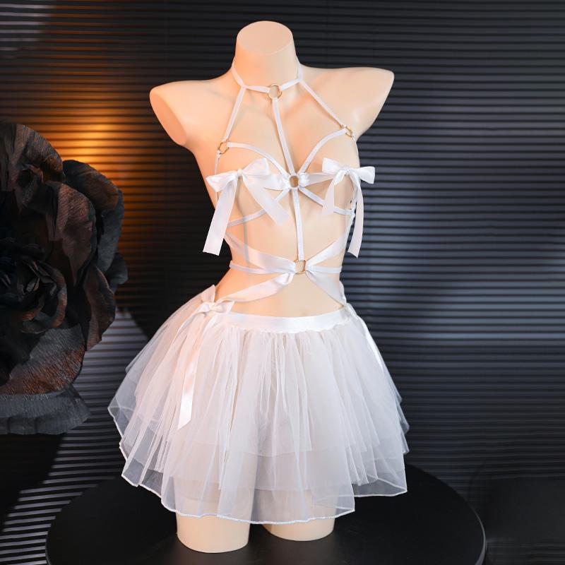 Sexy Mesh Open Crotch Bodystockings For Women Erotic Lingerie Sexy Bra Crotchless Teddies Bodysuits Female Sexy Porno Underwear