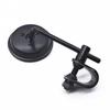 1Pair 22-25mm Motorcycle Handlebar Rear View Mirrors Round Convex Clip-On Retro for Harley Honda Chopper Cruiser Cafe