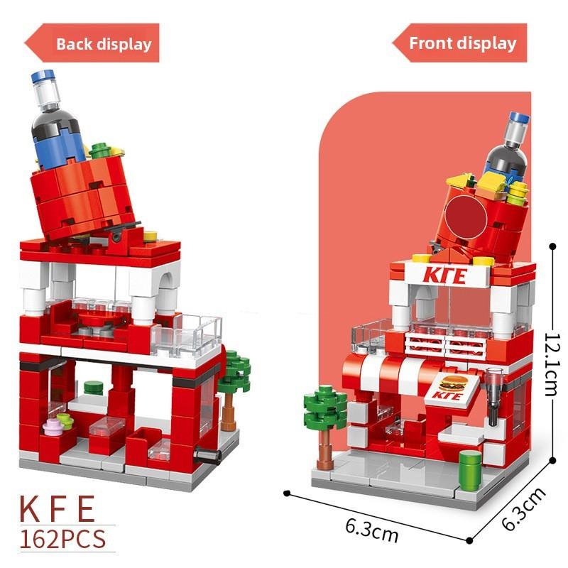 Yellow Crane Tower Chinese Style Building Blocks Kit With Abs Plastic For Kids Diy Creative Play