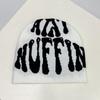 Knitted Letterings Alphabet Big Jacquard Personal Women  Men Her Him For Fresh Hats Warm Casual Fashion Simple Beanies Rap Versatile Hip-Hop Street