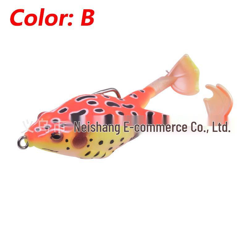 Thunder Frog Double-Legged Rotating Propeller Soft Lure, 9cm/13.5g, for Bass & Carp Fishing.