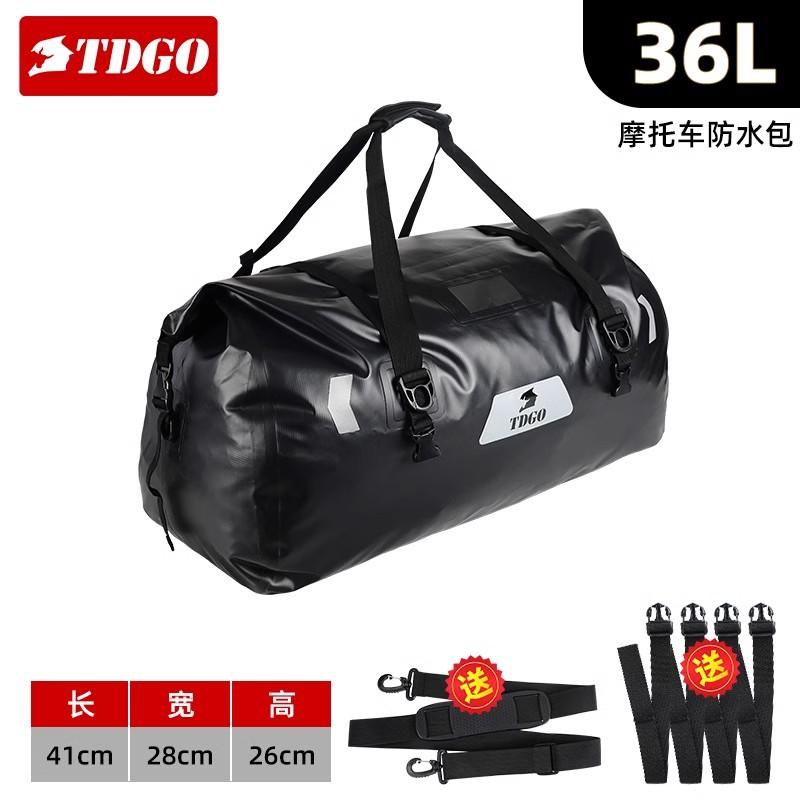 Waterproof Motorcycle Tail Bag, Knight Touring Luggage Rear Seat Pack Side Pannier Dry Bag for Long Rides