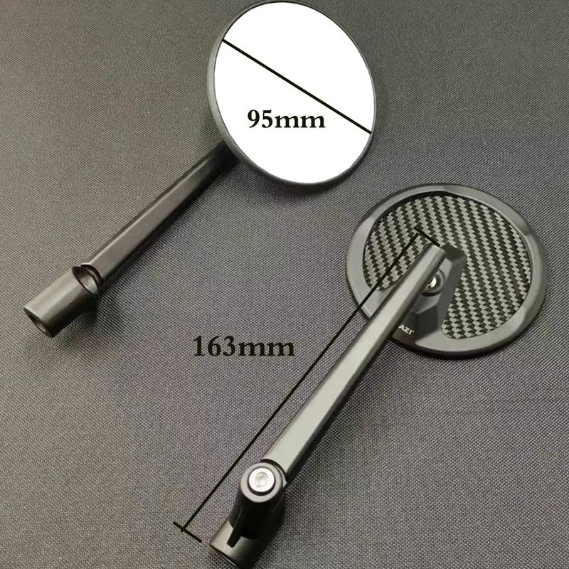 Echte koolstofvezel motorfiets moto achteruitkijkspiegels Voor Vespa SPRINT PRIMAVERA LX LXV S 150 GTS300 GTV spiegel motorfiets achteruitkijk