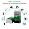 PALO 5ks 9V dobíjecí NiMH baterie 6F22 9V baterie + 9V baterie USB Rychlá nabíječka pro 9V Li-ion NiMH baterii