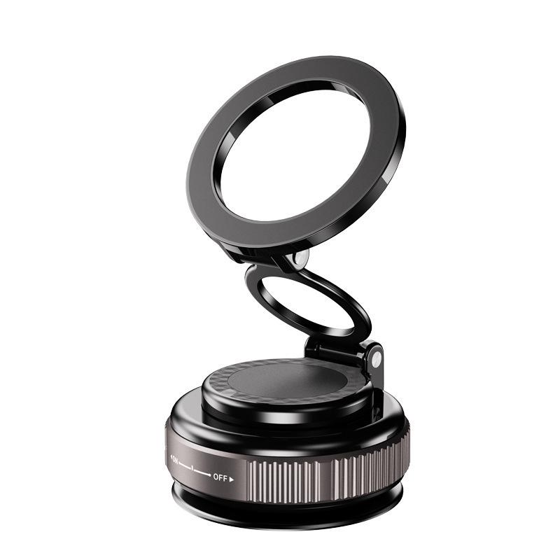 Foldable 360° Rotation Magnetic Car Phone Holder with Vacuum Suction