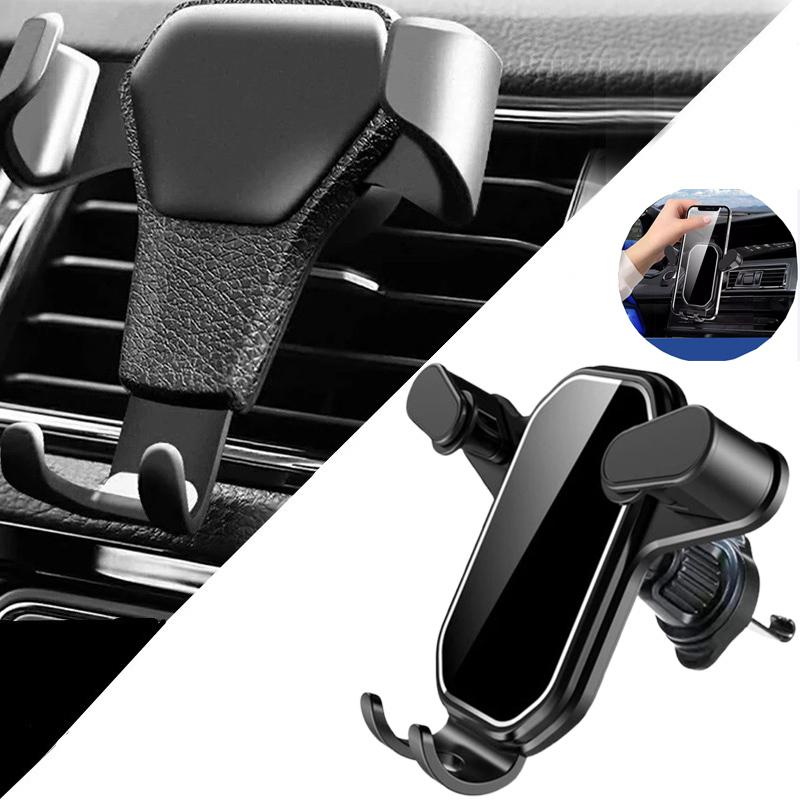 NOUVEAU Support de Voiture à Gravité Pour Téléphone Support à Clip pour Bouche d'Aération Support Cellulaire Mobile Smartphone Support GPS Pour iPhone Téléphone Portable