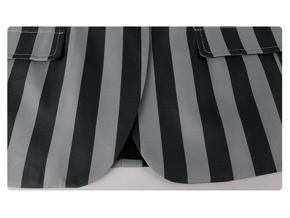 Damen Schwarz Halloween Filmcharakter Cosplay Abschlussballkleid