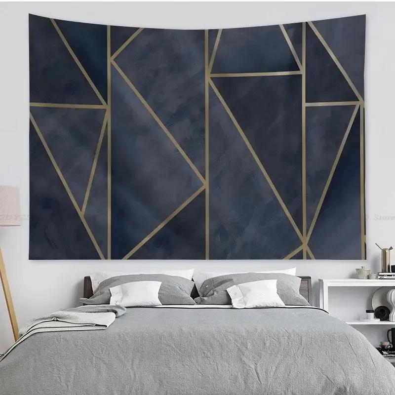 Geometric Pattern Colorful Tapestry Office Living Room Tapestry Home Wall Decoration Tapestry