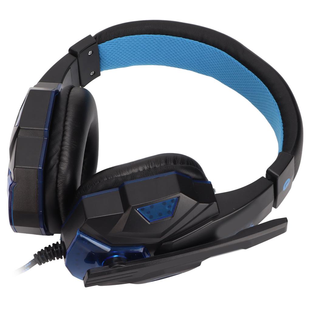 SOYTO SY830MV Gaming-Headsets Einstellbare Lautstärke Unterstützt Mikrofon-Stummschaltung USB-Headsets mit 3,5-mm-Mikrofon für PS4 PC