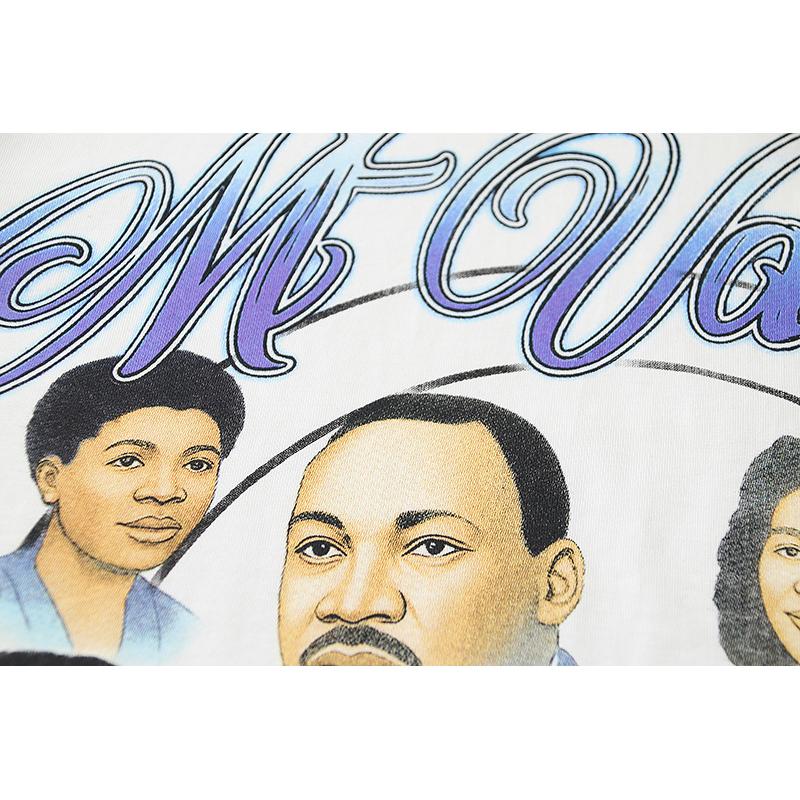 2026 Summer Unisex Vintage Martin Luther King Honor The History Graphic Cotton T-Shirt Casual Retro Streetwear Short Sleeve Tee Men Women