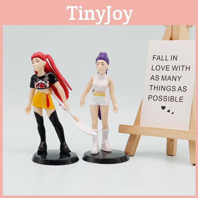 Kpop Demon Hunters Pvc Figurine With Base For Desk Decor Collectible Gift