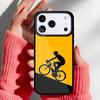 Cycling Bike Phone Case for iPhone 17 16 15 14 13 Pro Max Back Cover for 12 11 Pro Coque