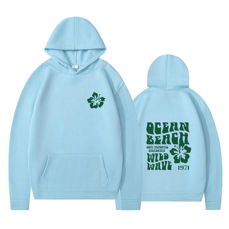 American new cross-border Amazon independent station hooded sweater women's print pullover hoodie sweater long sleeve outer wear