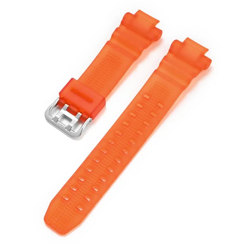 

Гумовий ремінець YpmTPU для серії Casio G-Shock GW-3500B GW-3000B GW-2000 G-1200B G-1250B Чоловічий спортивний годинник Браслет Ремінець помаранчевий