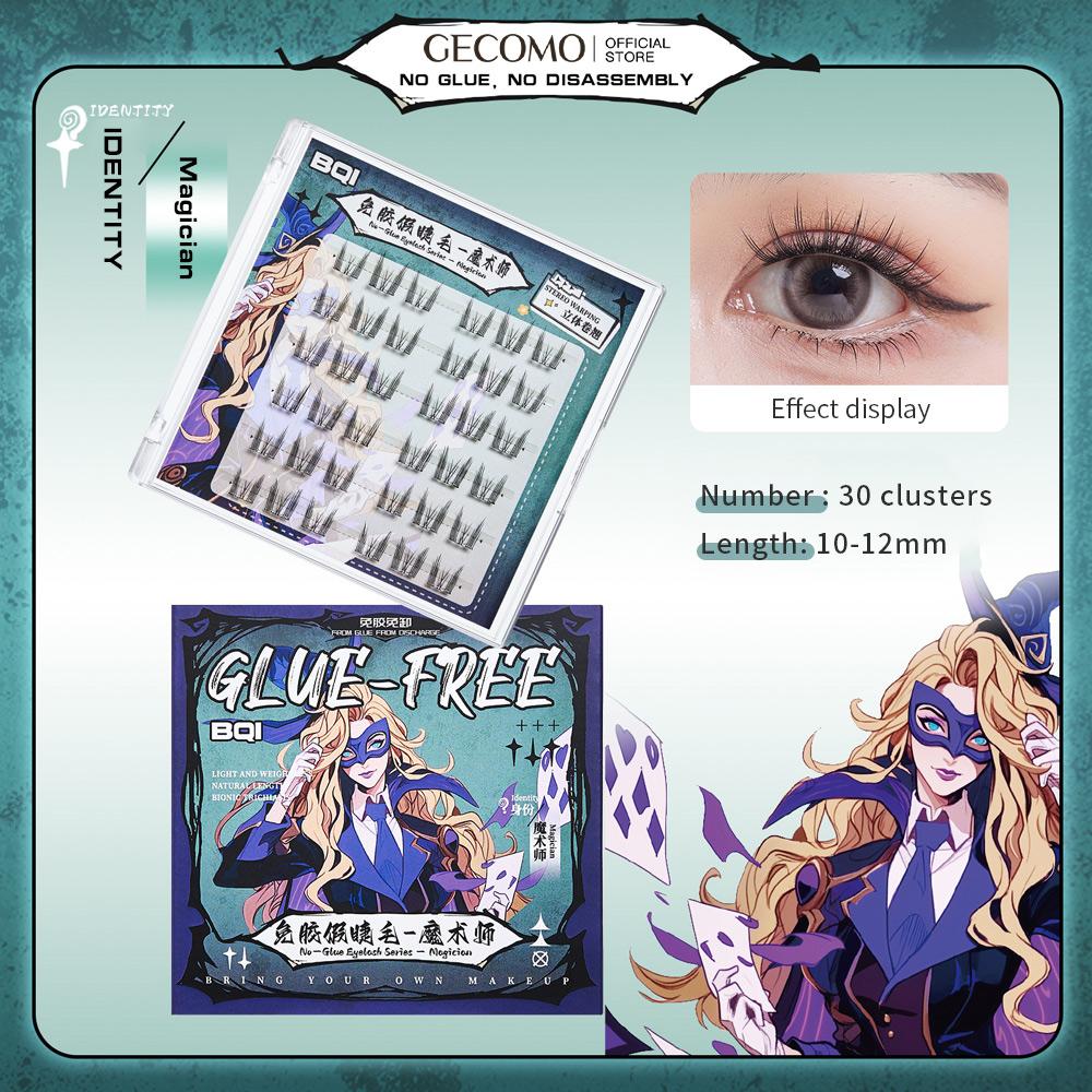 Natural Curling Pre-Glued Eyelashes Soft&Lightweight Various Styles Fluffy Self Adhesive Lash