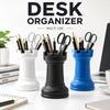 Minimalist Chess Piece Pen Holder Desktop Organizer Makeup Brush Storage Vase for Home Office Bedroom and Study Decor