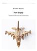 3D Wooden Fighter Jet Jigsaw Puzzle: Children's Educational Science and Technology Toy Assembly Model Ornament