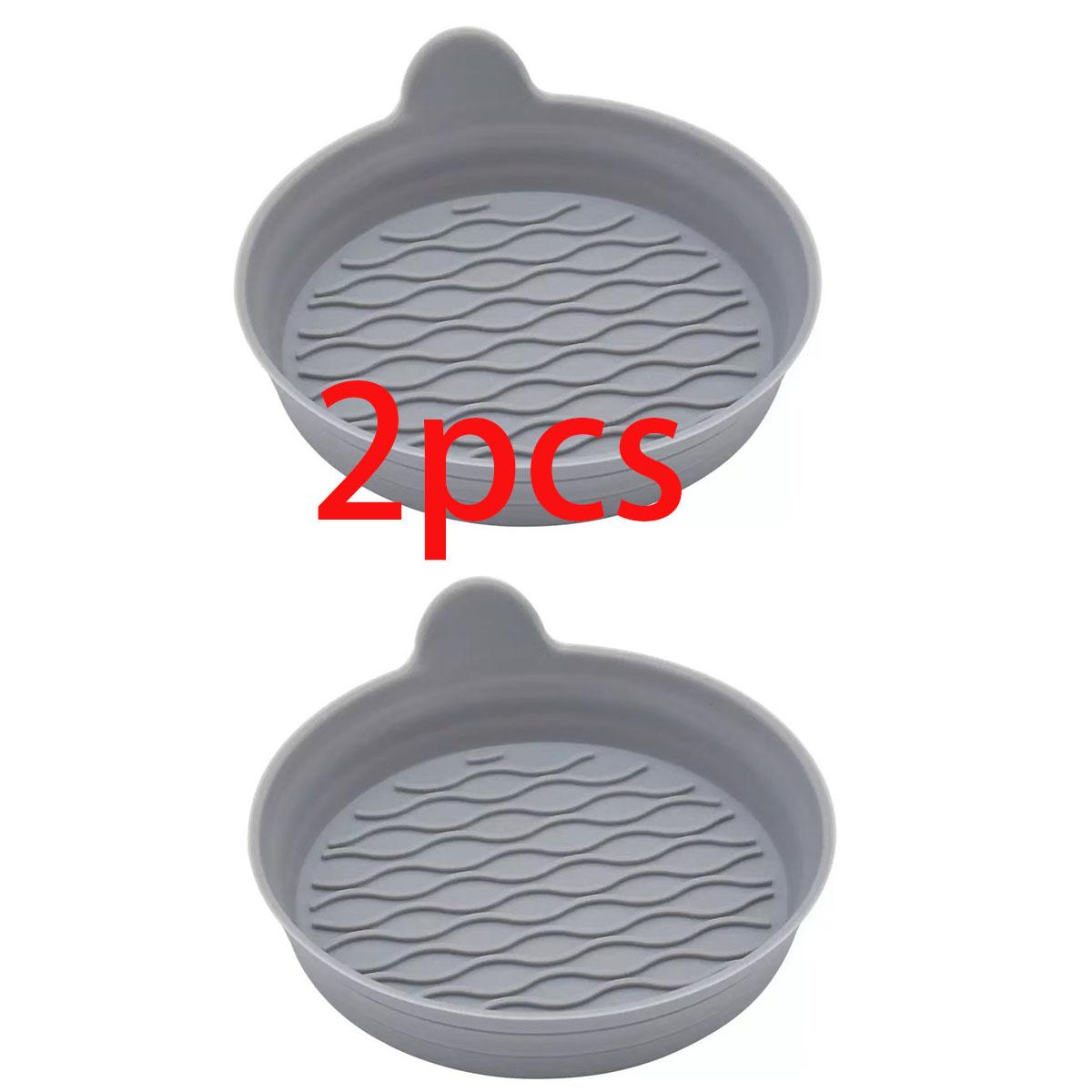 

2pcs Car mounted Cup Holder Rotundity Anti-Slip Coasters Premium PVC Car Coasters Fits For Most Cup Car Interior Accessories
