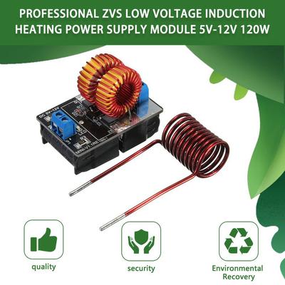 5V-12V Low Voltage Induction Heating Power Supply Module With Coil ZVS Development Boards Induction Heating Board Dropshipping