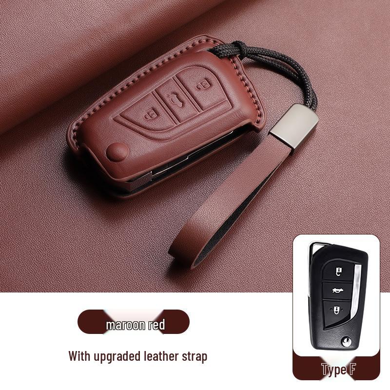 Toyota Wildlander/C-HR/Camry Alcantara Leather 3D Key Case Cover