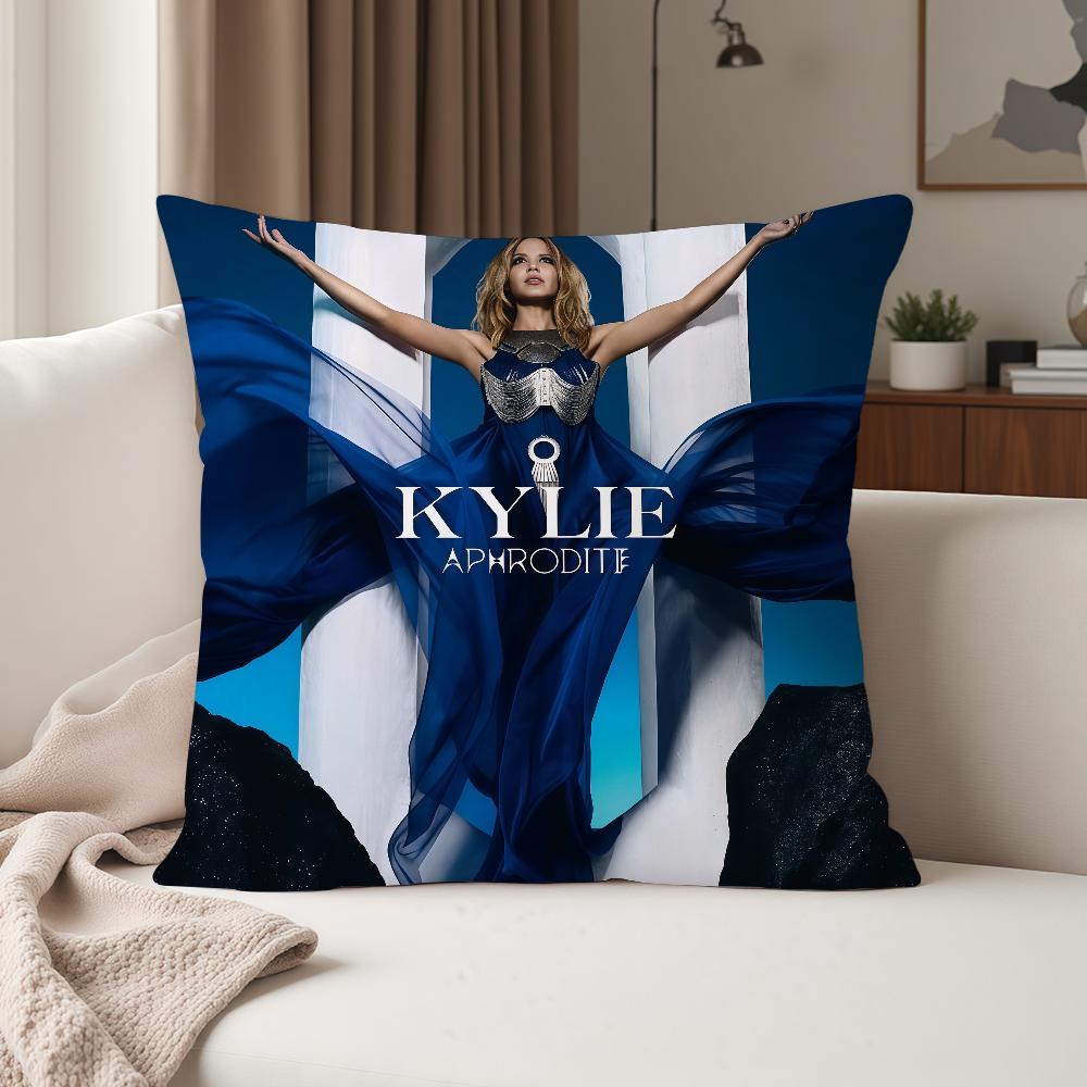 Singer Kkylie Mminogue Christmas Pillow Case Suitable For Bedrooms Living Rooms Cars Home Decoration